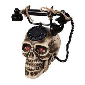 Lier - Fun - Shop - Halloween - Carnaval - Feestwinkel - bewegende decoratie - decor - versiering - schedel - skull - phone