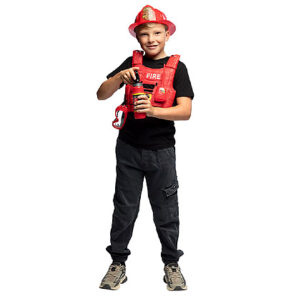 Fun - Shop - Carnaval - Feestwinkel - brandweerman - brandblusser - verkleedkostuum kind - Halloween - fire - brandweerhelm